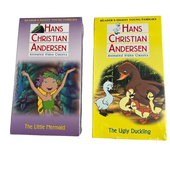 Hans Christian Andersen Animated Video Classics Set Of 4 NEW Sealed VHS Tapes - Picture 4 of 7